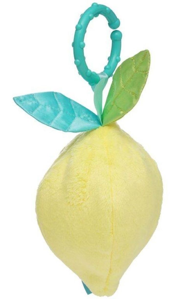 Manhattan Toy, Cytryna, pluszowa zawieszka do wózka