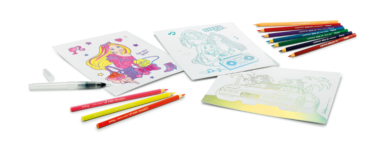 Maped Creativ, Barbie, Aqua Art, obrazy akwarelowe, zestaw kreatywny