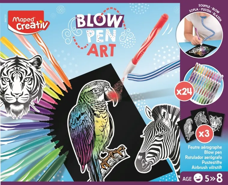 Maped Creativ, flamastry dmuchane, 24 kolory