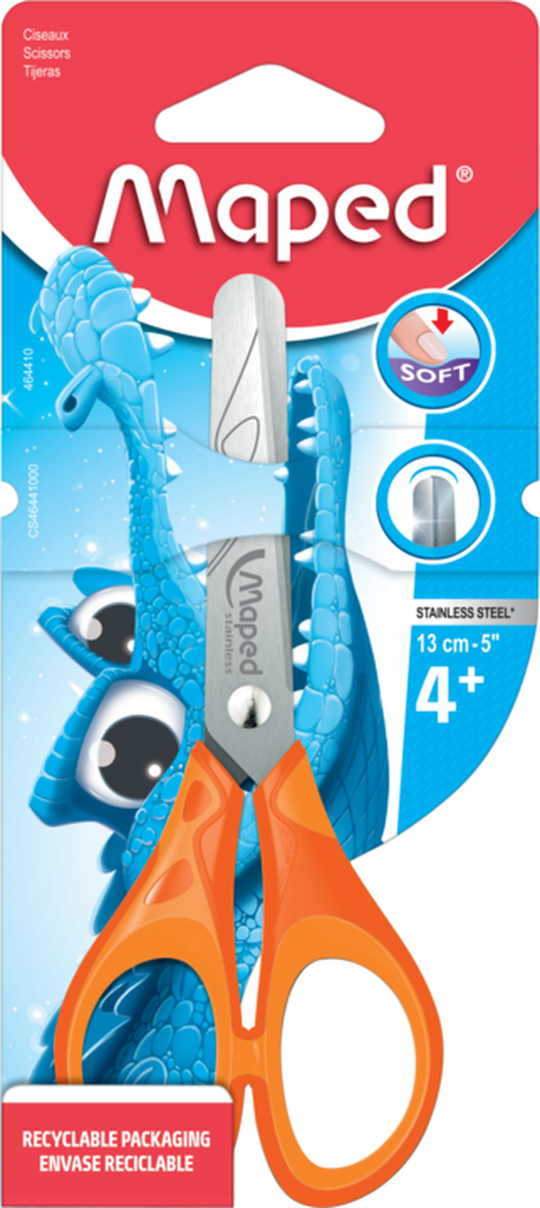 Maped, Essentials Soft, nożyczki, 13 cm