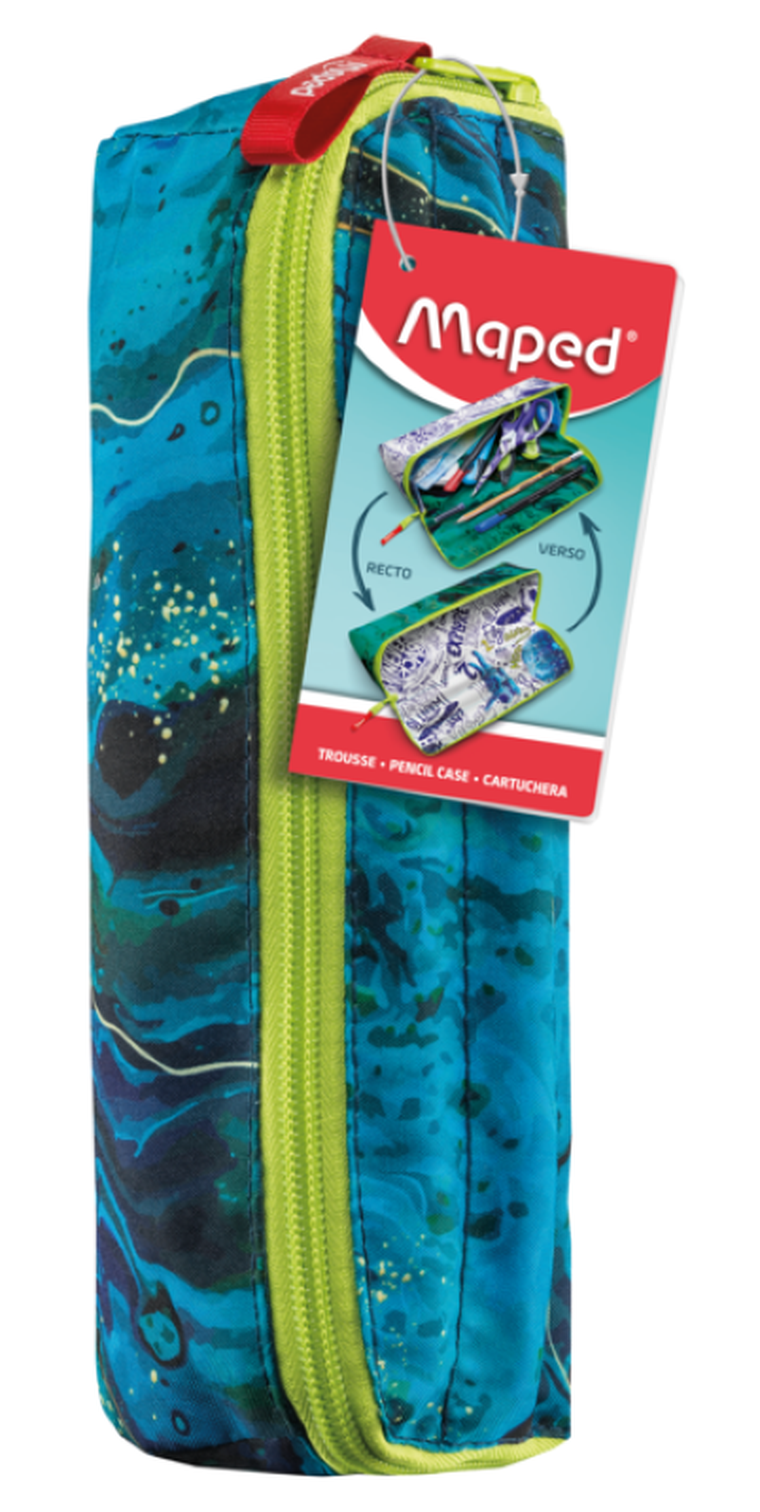 Maped, Trendy, piórnik do pokolorowania, zielony