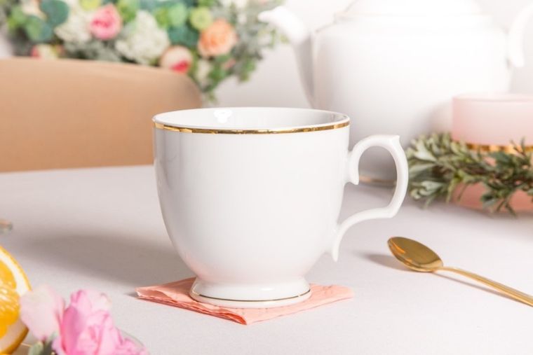 MariaPaula, Klasyka, Złota Linia, filiżanka cappuccino, 350 ml