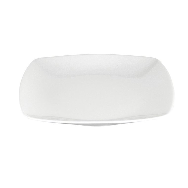 MariaPaula, Moderna Kwadratowa Biała, talerz deserowy, 20,5 cm