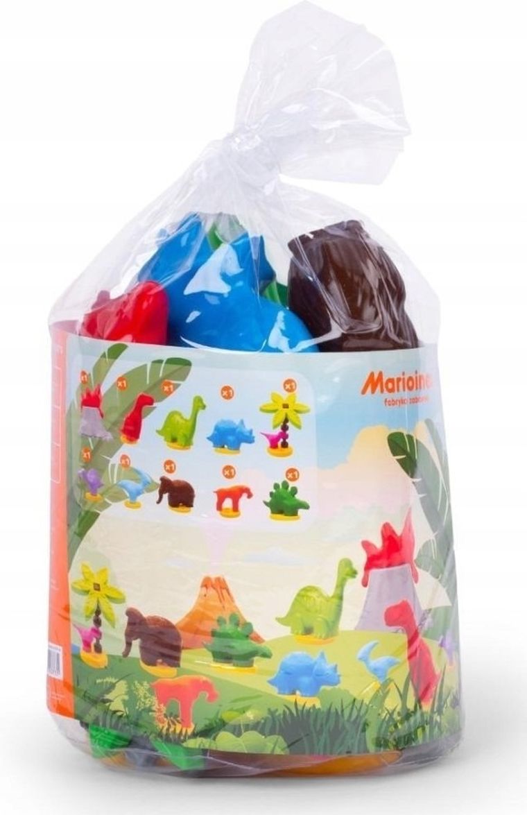 Marioinex, Dinozaury, klocki z figurkami, 25 elementów