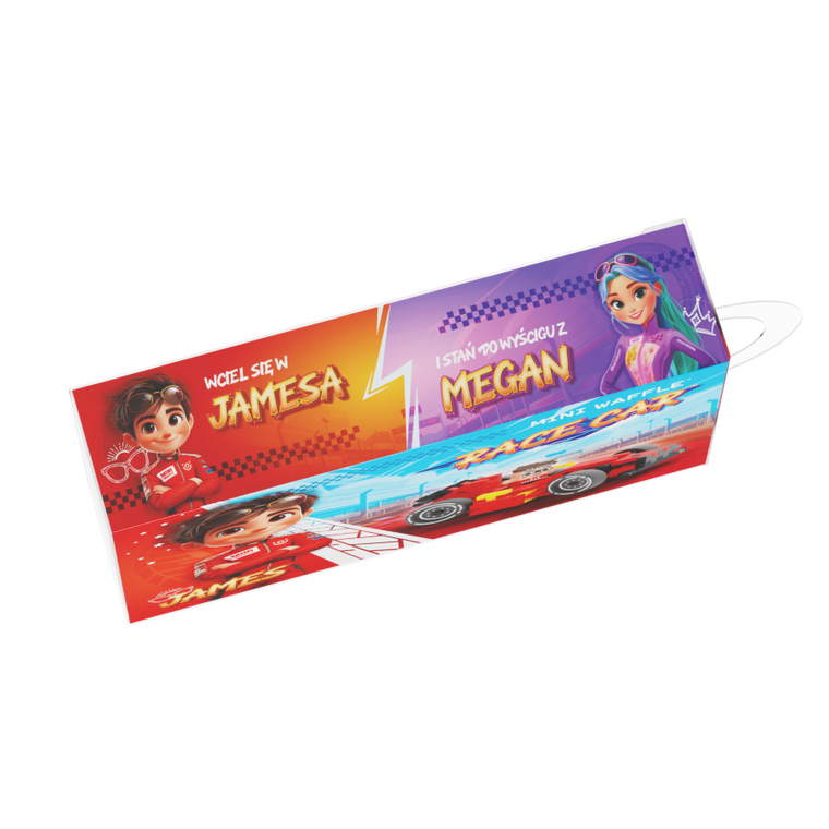 Marioinex, Mini Waffle, Cars, Red Race Car, klocki konstrukcyjne, 50 elementów