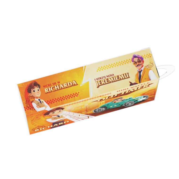 Marioinex, Mini Waffle, Cars, Teal Old-Timer, klocki konstrukcyjne, 50 elementów