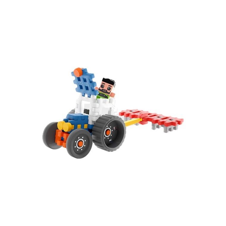 Marioinex, Mini Waffle, Farmer, Zakręcony Młyn, klocki konstrukcyjne, 109 elementów