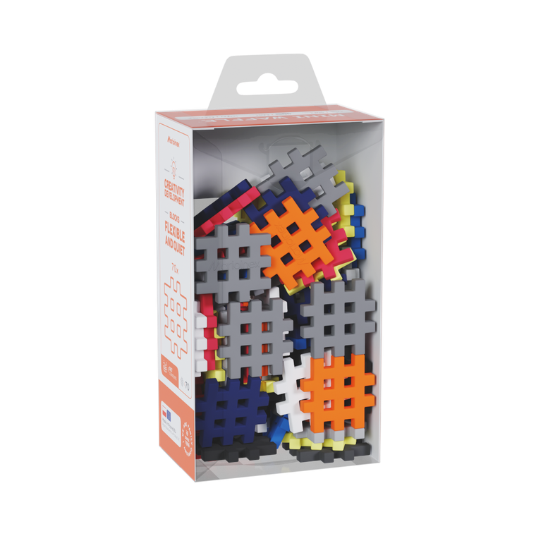 Marioinex, Mini Waffle, klocki konstrukcyjne, 70 elementów