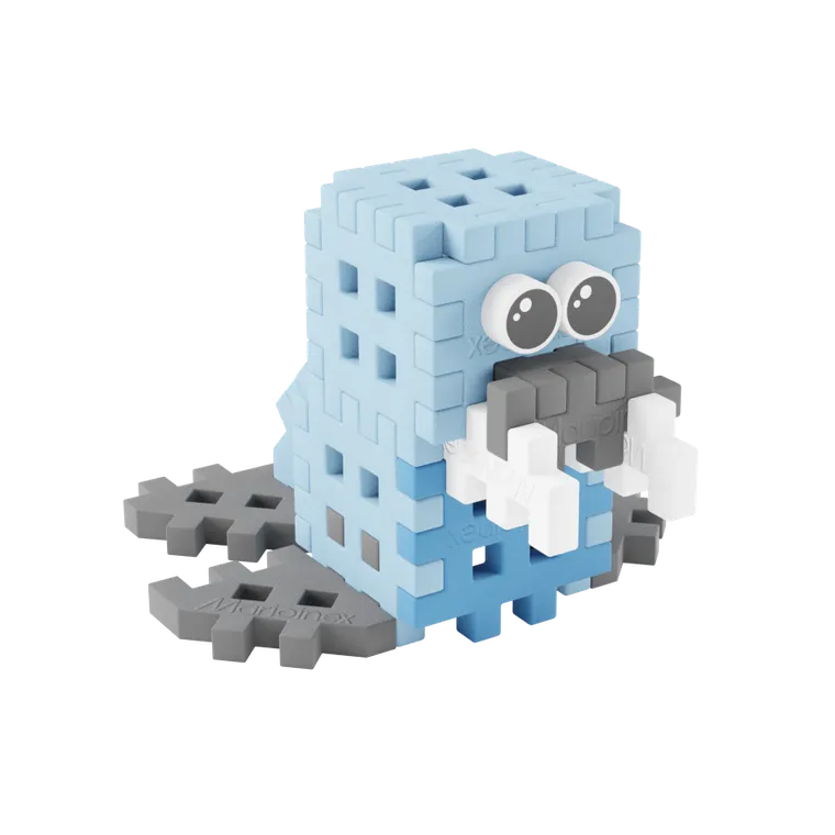 Marioinex, Mini Waffle, Pocket Pets, Mors, klocki konstrukcyjne, 25 elementów