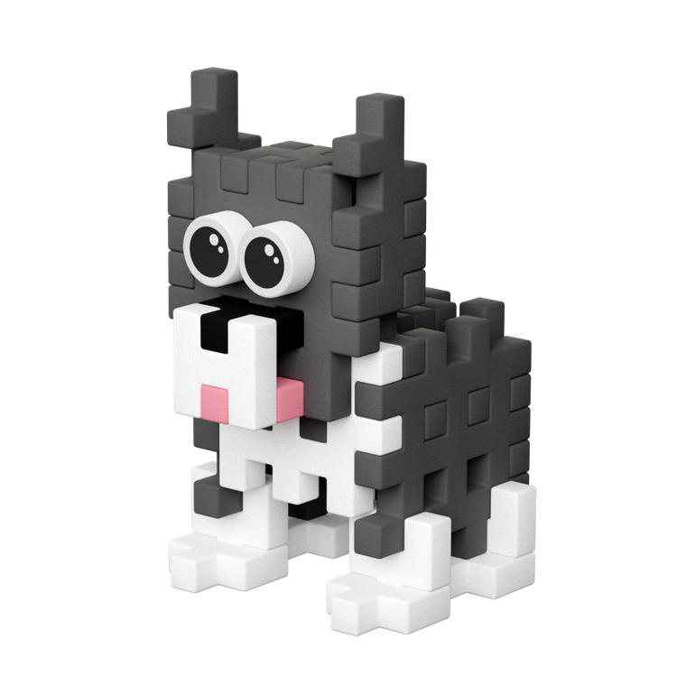 Marioinex, Mini Waffle, Pocket Pets Puppies, Husky, klocki konstrukcyjne, 44 elementów