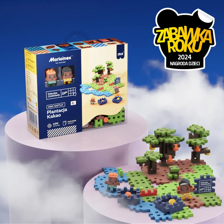 Marioinex, Mini Waffle, Wedel, Plantacja Kakao, klocki konstrukcyjne, 100 elementów
