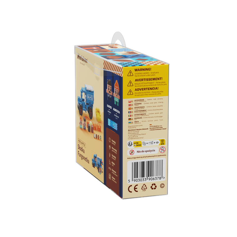 Marioinex, Mini Waffle, Wedel, Słodka Furgonetka, klocki konstrukcyjne, 100 elementów