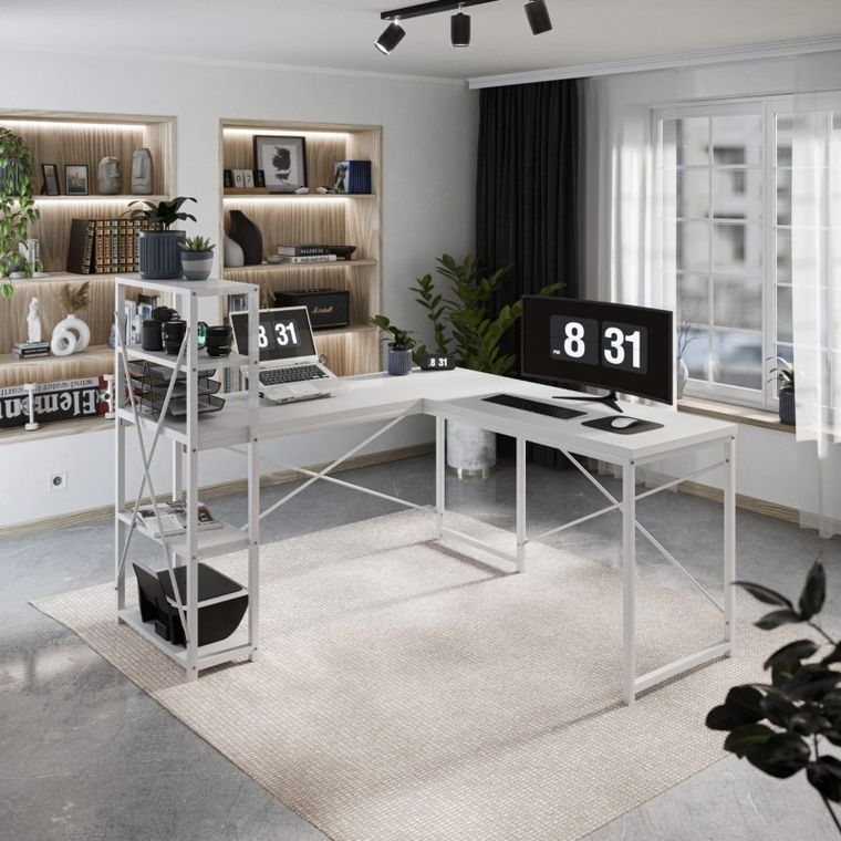 Mark Adler, Leader 5.9, biurko narożne, biały