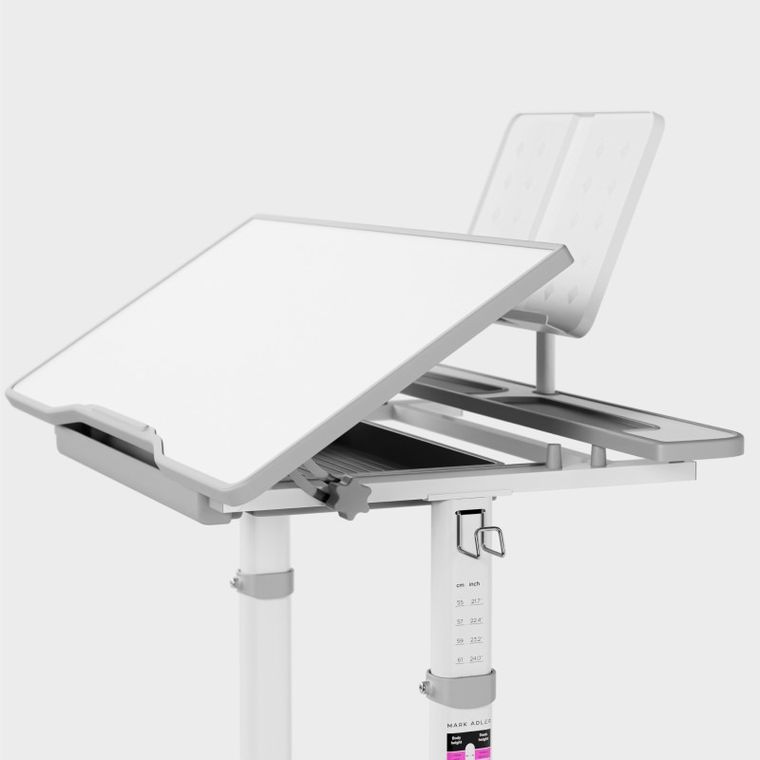 Mark Adler, Study 3.0, ergonomiczne biurko dla dziecka, szary, 66 cm