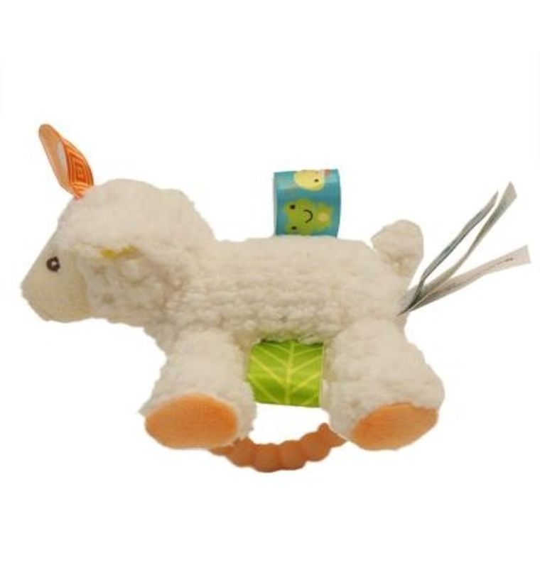 Mary Meyer, Owieczka, miękka grzechotka i gryzak z metkami