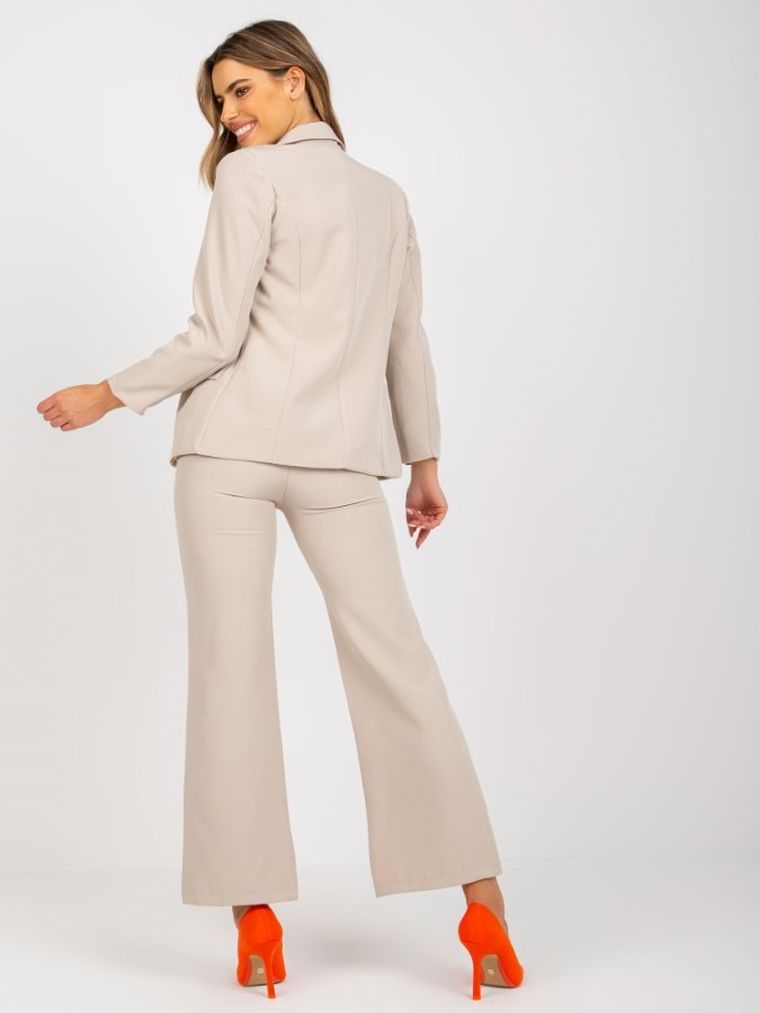 Marynarka damska, beżowa, Italy Moda