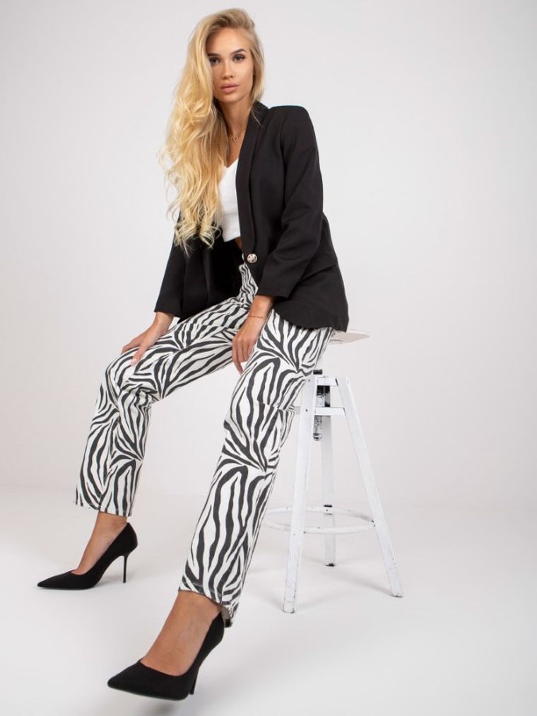 Marynarka damska, czarna, Italy Moda