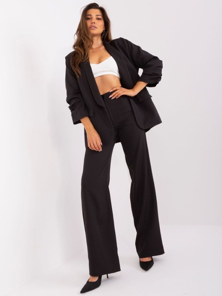 Marynarka damska, czarna, Lakerta