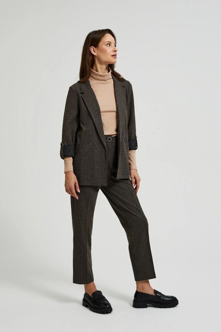 Marynarka damska, czarna, Moodo