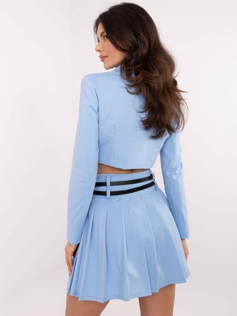 Marynarka damska, niebieska, Italy Moda