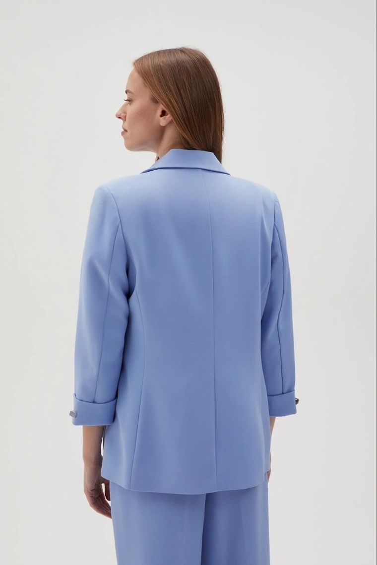 Marynarka damska, niebieska, Moodo