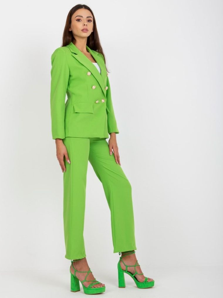 Marynarka damska, zielona, Italy Moda