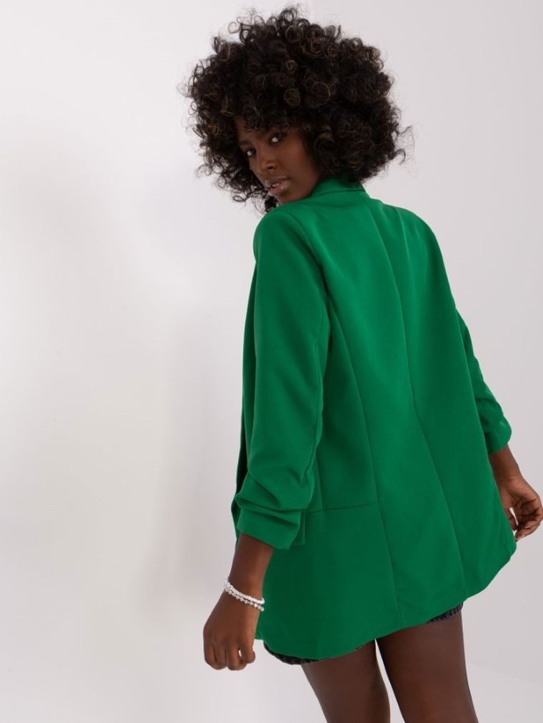 Marynarka damska, zielona, Italy Moda