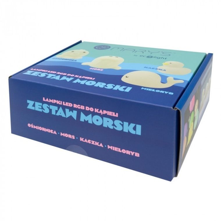 Mary's, zestaw morski, lampka nocna, RGB, 4 szt.