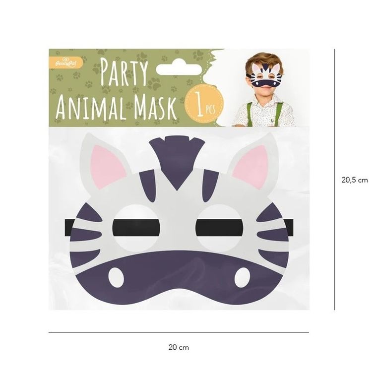 Maska filcowa, zebra