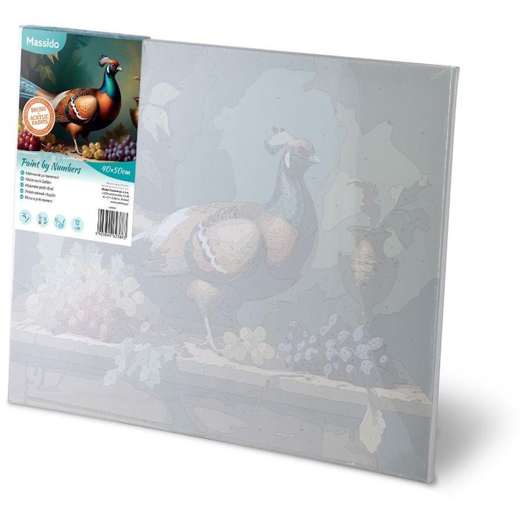 Massido, obraz do malowania po numerach, Bażant, 40-50 cm