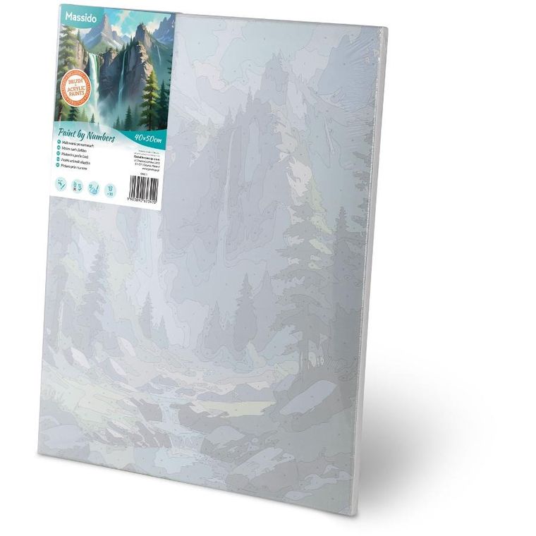 Massido, obraz do malowania po numerach, krajobraz górski, 40-50 cm