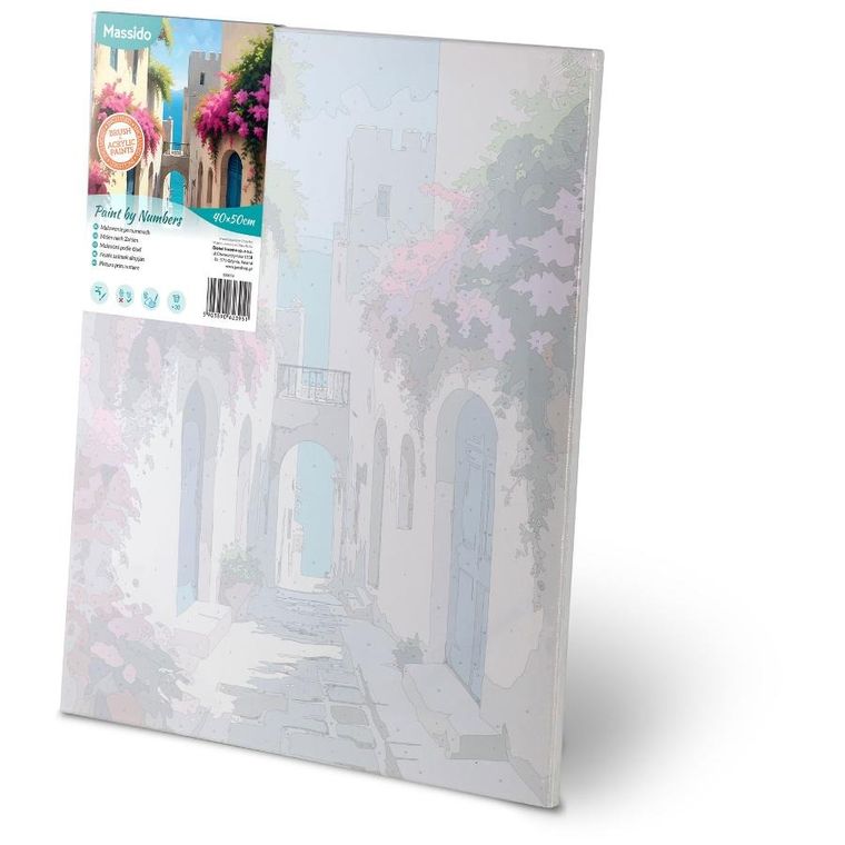 Massido, obraz do malowania po numerach, Pejzaż Miejski, 40-50 cm