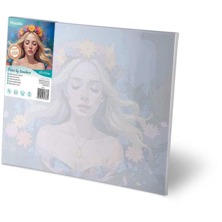 Massido, obraz do malowania po numerach, Portret kobiety, 40-50 cm