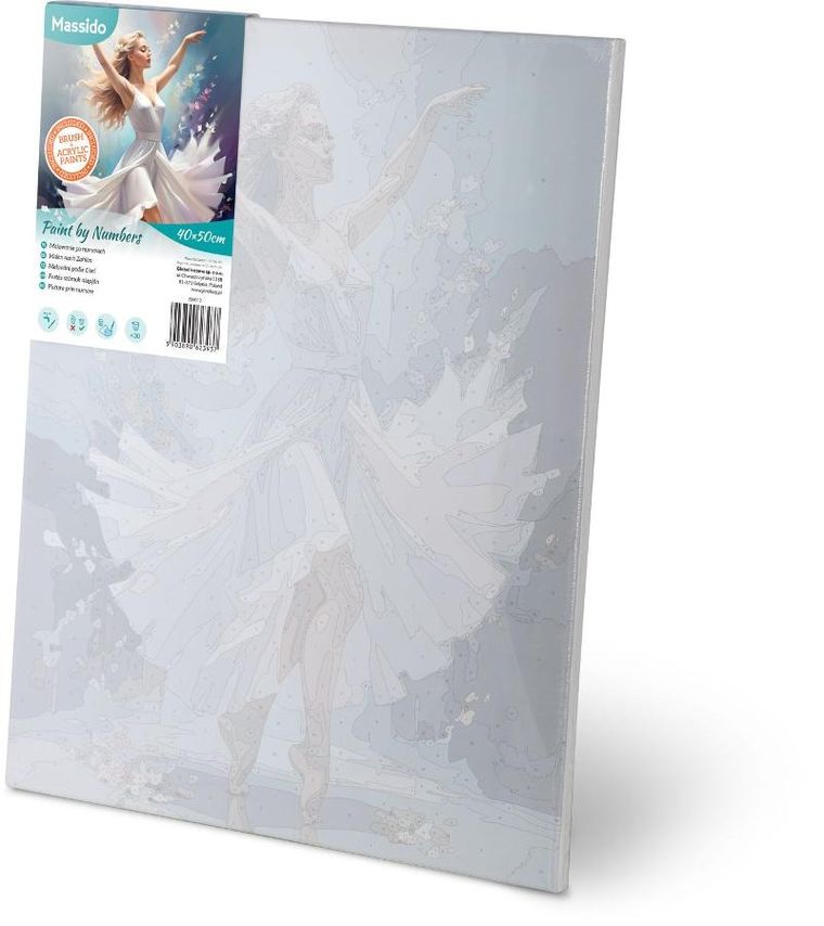 Massido, obraz do malowania po numerach, Tańcząca Kobieta, 40-50 cm