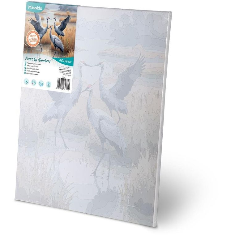 Massido, obraz do malowania po numerach, Żurawie, 40-50 cm