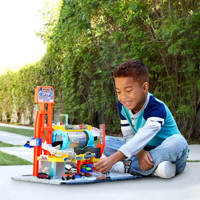 Matchbox, Myjnia Turbo Cyklon, zestaw do zabawy