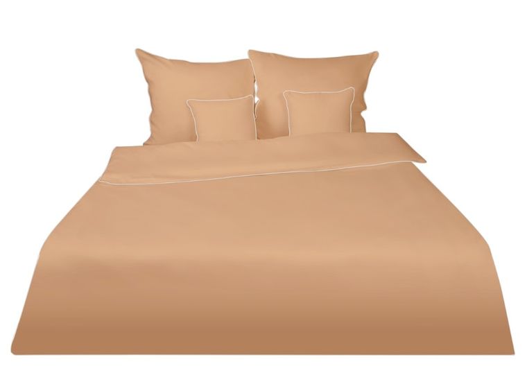 Matex, Gold Line, pościel satynowa, jednobarwna z wypustką, 200-220 cm