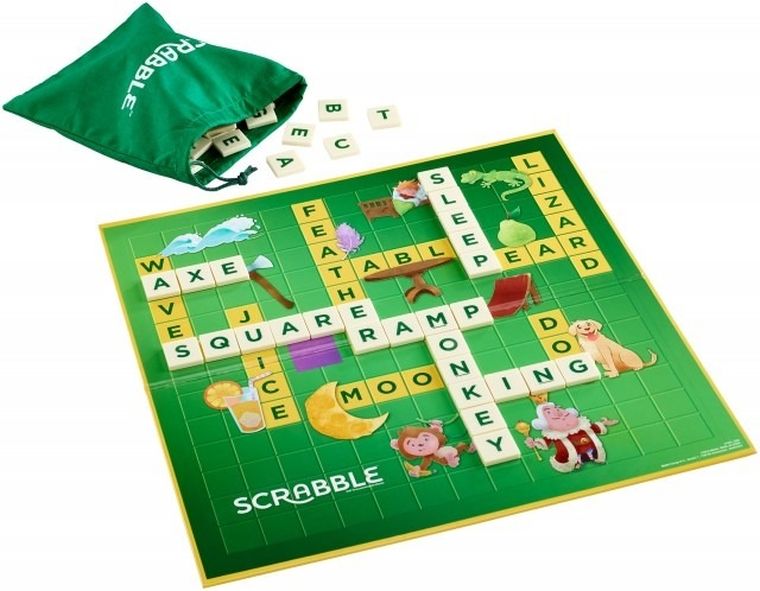 Mattel, Scrabble Practice & Play, gra towarzyska