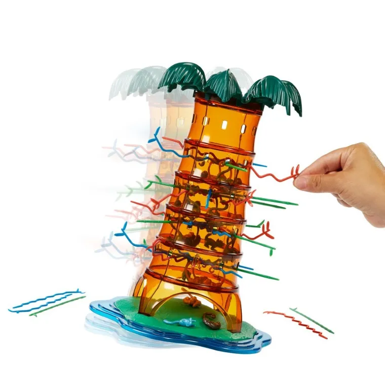 Mattel, Spadające małpki - Zabawa na drzewie, wersja jubileuszowa, gra rodzinna