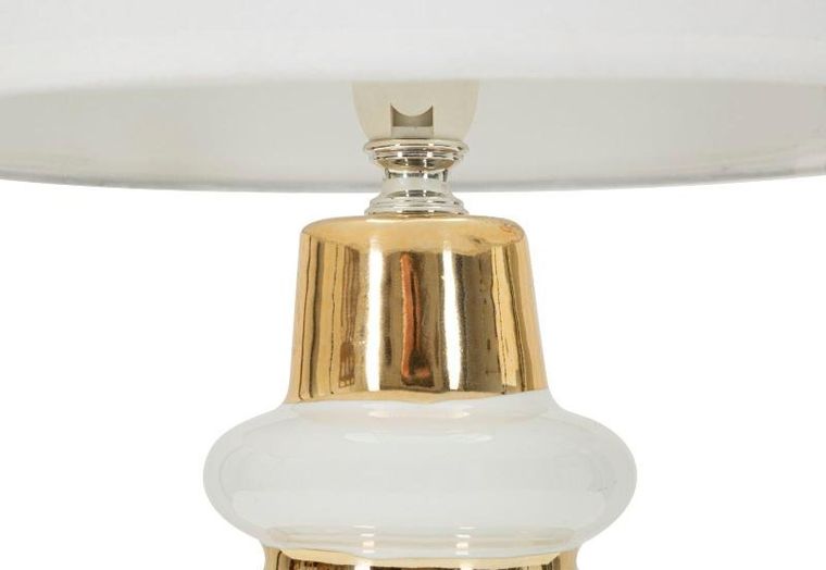 Mauro Ferretti, lampa z ceramiczną podstawą, Tavolo, ø 23 cm