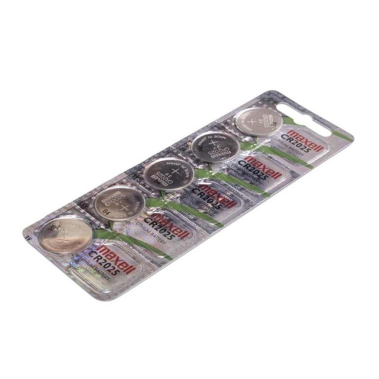 Maxell, bateria specjalistyczna CR2025, 5 szt.