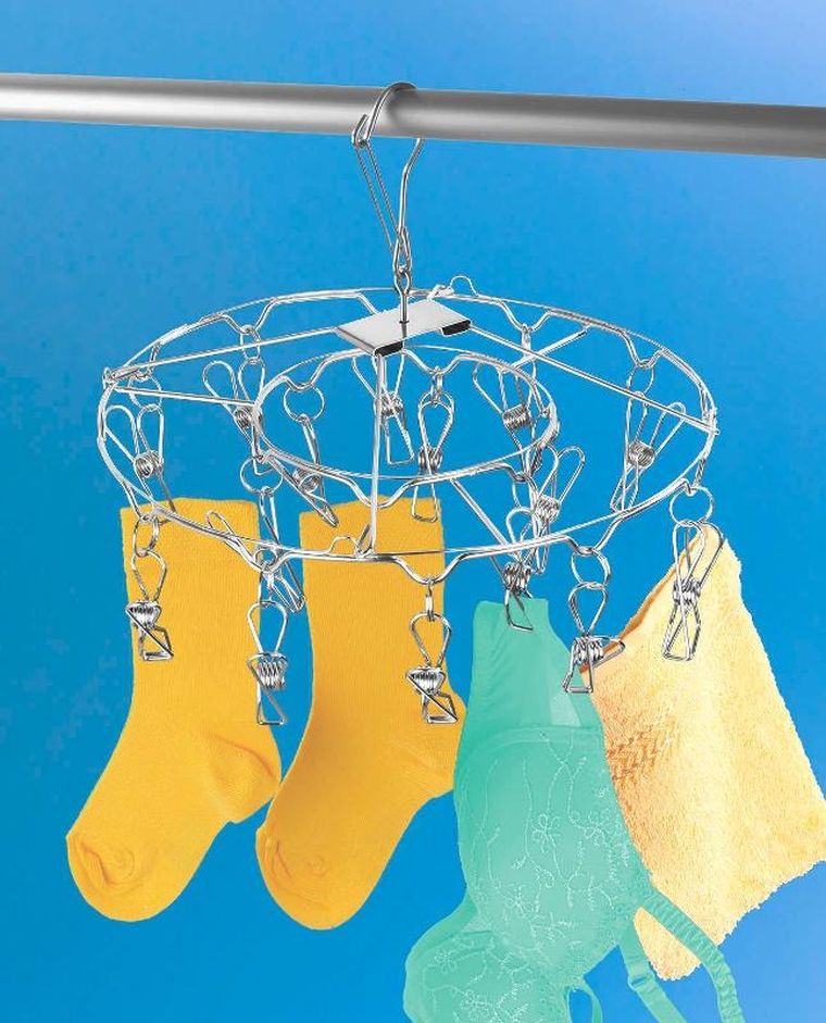 Maximex, mała suszarka na pranie ze stali nierdzewnej, ø 27 cm