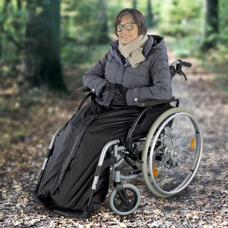 Maximex, ocieplacz do wózka inwalidzkiego, wodoodporny, 130-65 cm