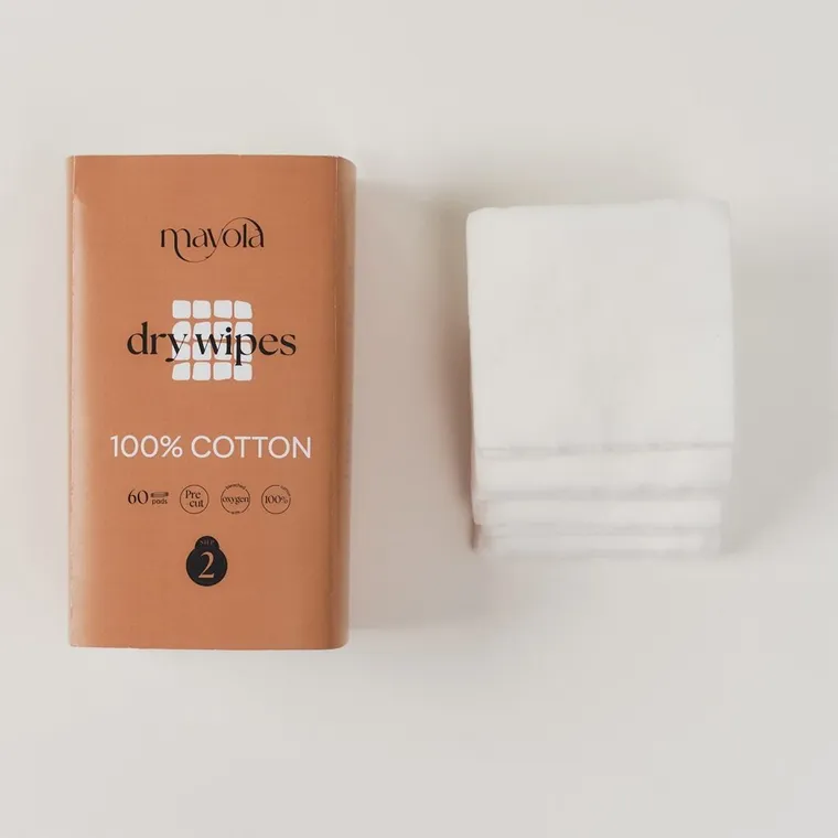 Mayola, waciki bawełniane w taśmie, 9-10 cm, 60 szt.