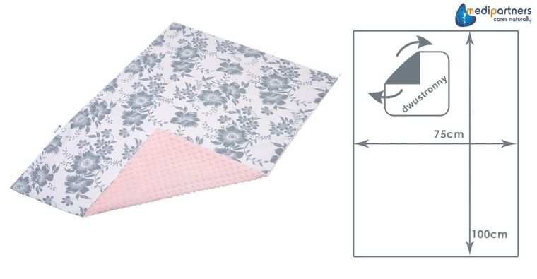 Medi Partners, Berry, kocyk minky, 75-100 cm