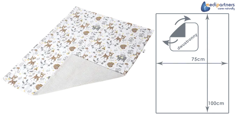 Medi Partners, Jelonki, kocyk, wafel, 75-100 cm