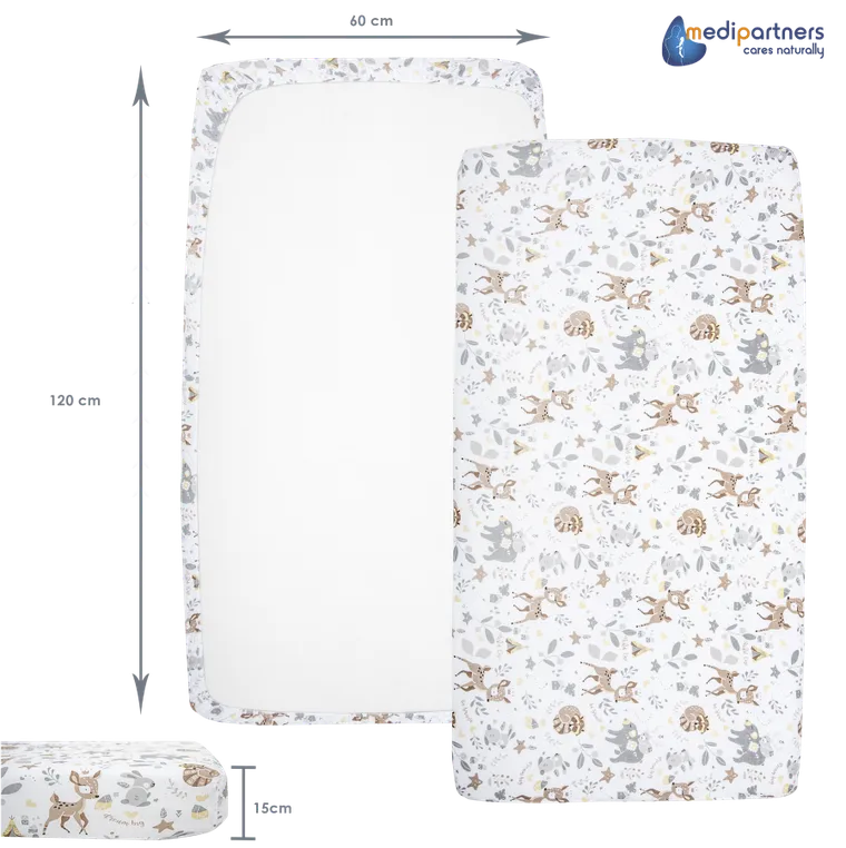 Medi Partners, Jelonki, prześcieradło z gumką, 60-120 cm