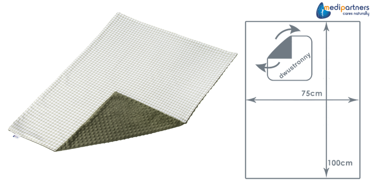 Medi Partners, Krata, kocyk dziecięcy, 75-100 cm