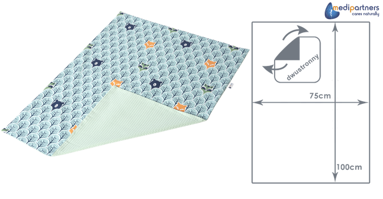 Medi Partners, Las, kocyk, wafel, 75-100 cm