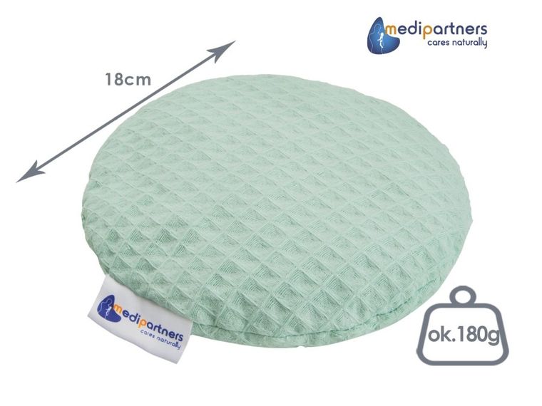 Medi Partners, mały termofor z pestkami wiśni, wafel, mięta